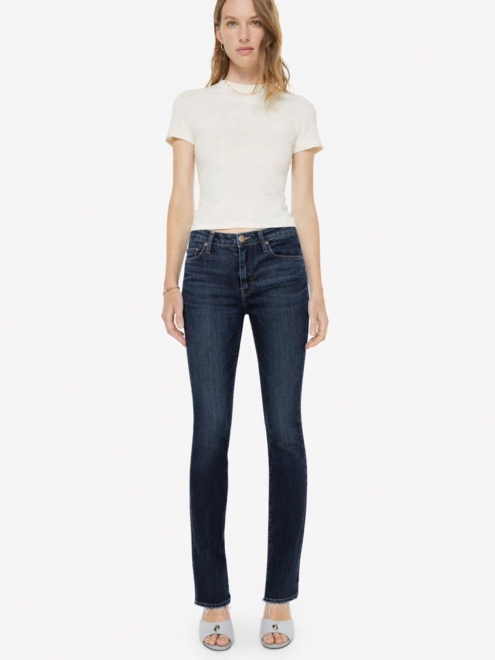 DKNY Mid Rise Dark Wash Skinny Jeans Size 4x32